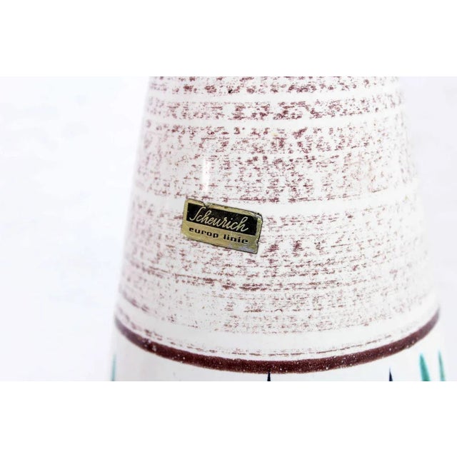 Mid-Century Europe Vase from Scheurich For Sale - Image 3 of 8
