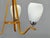 Mid-Century Czech Wood and Glass Chandeliers by Dřevo Humpolec, 1970s, Set of 2 For Sale - Image 6 of 15