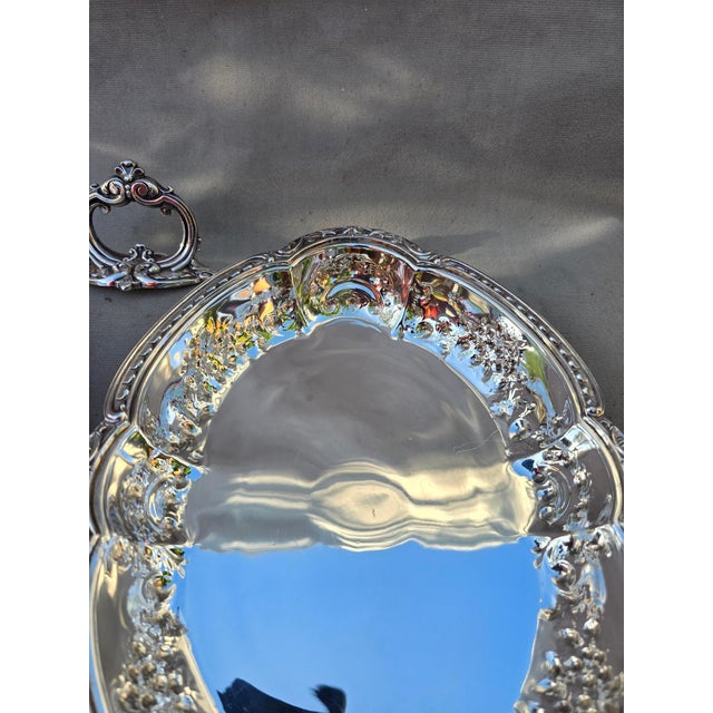 1920s Silver Serving Dish With Lid For Sale - Image 12 of 17