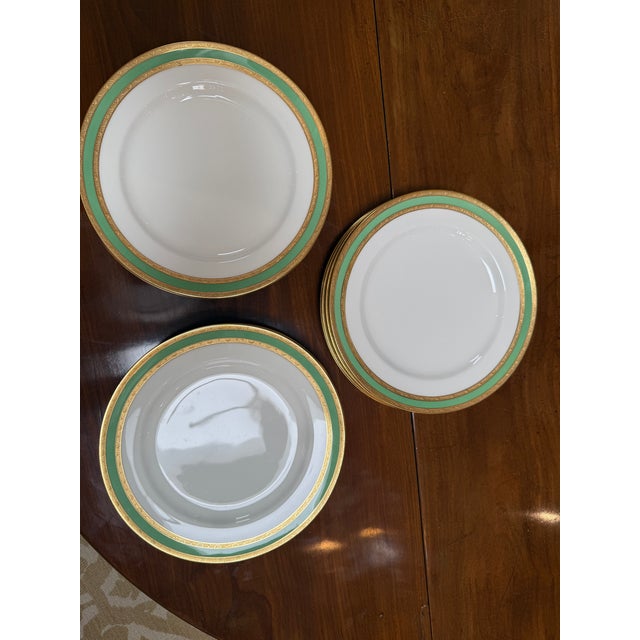 Mintons Stamped English Pottery Plates, Set of Twelve For Sale - Image 9 of 12
