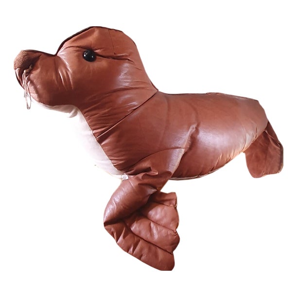 Leather Seal Therapy Toy, 1970s For Sale