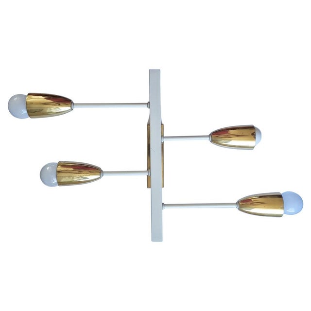 Mid-Century Wall Lamps in the style of Stilnovo, 1960s, Set of 2, in Very Good conditions. Designed 1960 to 1969 This...