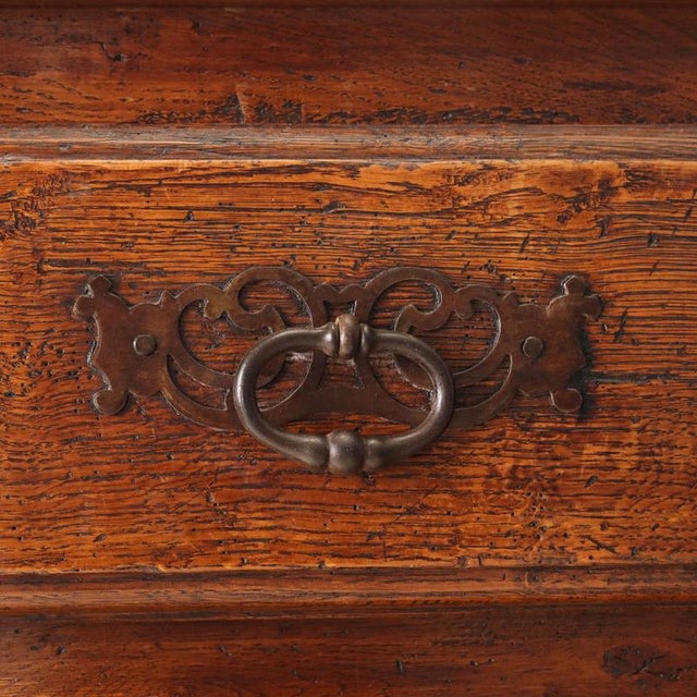 Baroque Style Oak Sideboard with Safe For Sale - Image 9 of 13