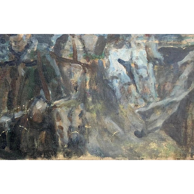 Battle Oil Painting, Ukrainian Artist Sokolovsky, 1970s 31-47 For Sale - Image 6 of 6