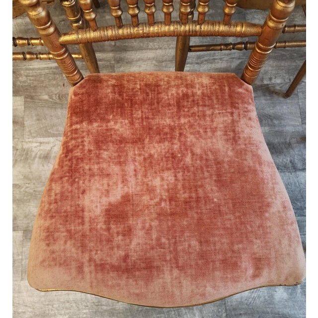 19th C. Faux Bamboo & Cane Ballroom Chairs - Set of 6 For Sale - Image 15 of 18