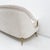 Mid-Century French Art Deco Style Sofa with Brass Details, 1950s For Sale - Image 6 of 10