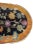 1920s Black Floral Antique Chinese Art Deco Rug 4'2"x6'10" Oval Handknotted Wool Carpet For Sale In New York - Image 6 of 11