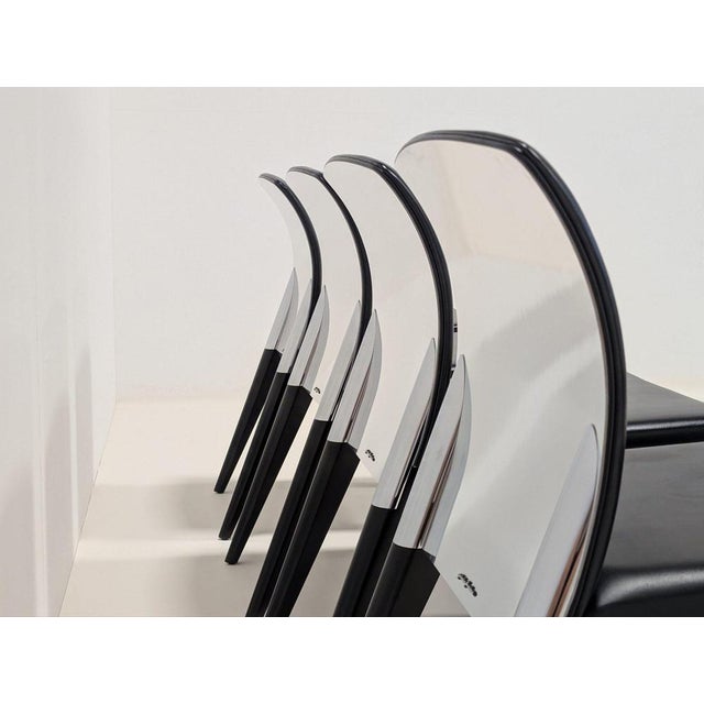 Glass Pininfarina Dining Chairs by Reflex Angelo, Set of 4 For Sale - Image 7 of 12