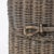 Coffee Vintage Woven Rattan Picnic Basket With Handle & Lid – Handwoven Storage & Décor For Sale - Image 8 of 11