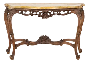 Vintage Rococo-Style Console Table