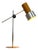 Mustard Enamelled Metal and Aluminium Adjustable Desk Lamp from Prova, Italy, 1970s For Sale
