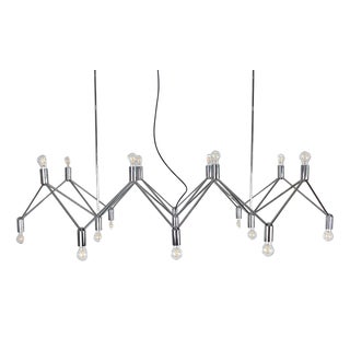 Large Chandelier from Kinkeldey Lights, Germany, 1960s For Sale