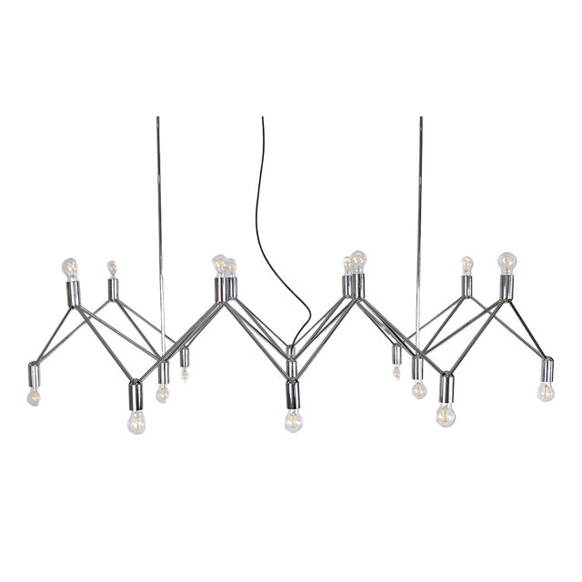 Large Chandelier from Kinkeldey Lights, Germany, 1960s For Sale