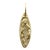 14k Gold Women’s Empowerment Vulva Pendant Charm With Diamonds For Sale