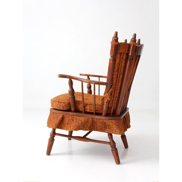 Mid Century Colonial Revival Spring Rocking Chair For Sale - Image 10 of 15