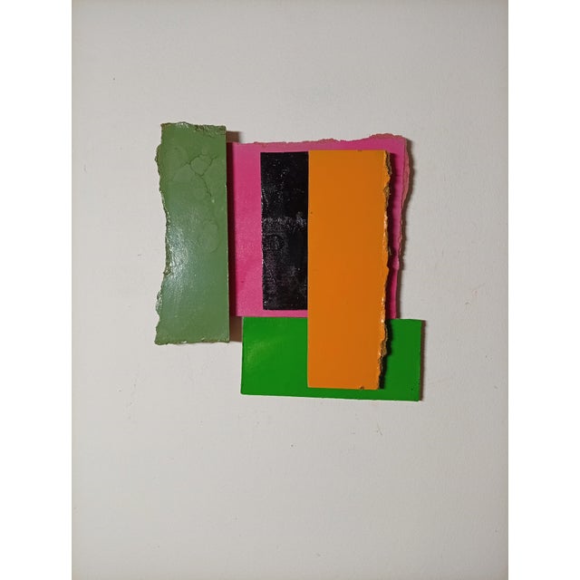 Contemporary Abstract Aerosol on Assembled Masonite (Isorel) "Untitled 197" by Andre Debono For Sale - Image 4 of 8