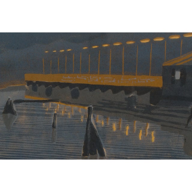 Roland Dufström, Sorteringsverket 13/20, 1963, Woodblock Print For Sale - Image 4 of 12