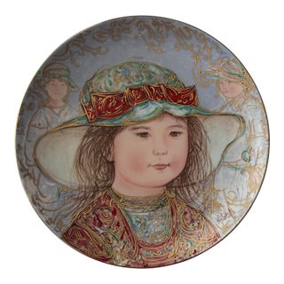 1980s Edna Hibel Plate For Sale