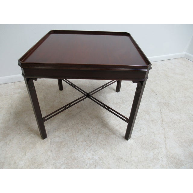 Council Furniture Federal Mahogany Square End Table Chairish