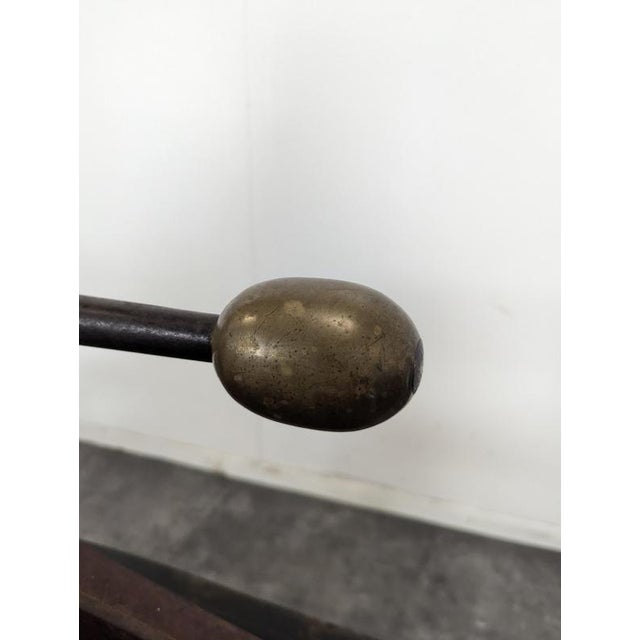 19th Century Cast Iron and Bronze Paper Press For Sale - Image 4 of 9