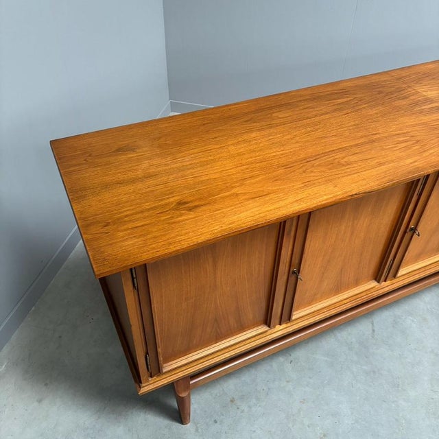 Wood Large Vintage Sideboard, Germany, 1960s For Sale - Image 7 of 15