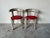 Beautiful pair of vintage Postmodern accent chairs designed by Bruno Rey in 1970's. Iconic design, produced by the well...