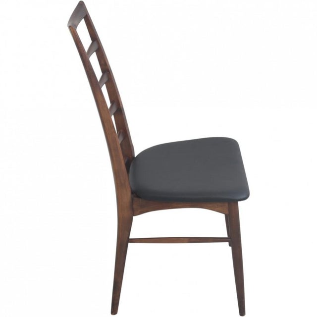 Vintage Lis Chairs in Stained Beech by Ib Kofoed Larsen, 1960s, Set of 6 For Sale - Image 16 of 18