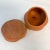 Vintage French Trompe L’Oeil Style Boho Chic Terra Cotta Garlic Lidded Storage Dish - 2 Piece Set For Sale - Image 10 of 10