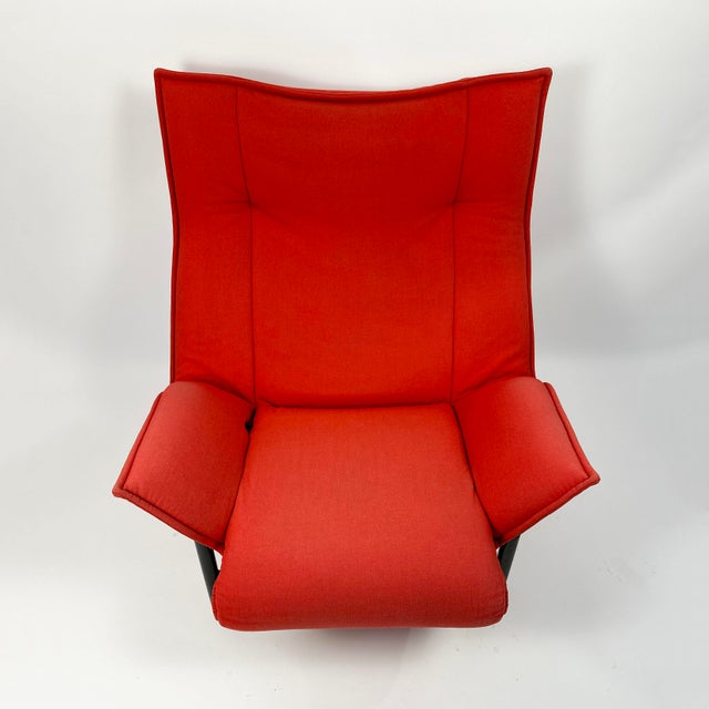 Cassina Vintage Red Veranda Chair by Vico Magistretti for Cassina, 1990s For Sale - Image 4 of 9
