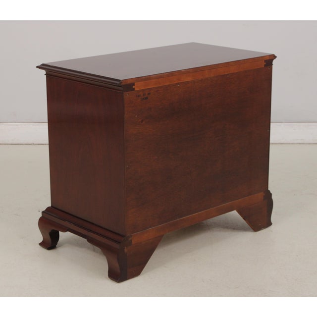 Kindel Mahogany Block Front Goddard Chest For Sale - Image 14 of 16