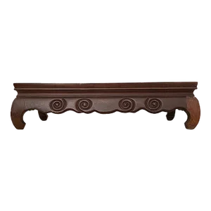 Mid 20th Century Asian Swirl Display Stand A