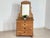 Antique Biedermeier Pine Brass Dressing Table with Mirror Attachment, 1900 For Sale - Image 10 of 10