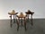 Vintage Brutalist Marbella Stools attributed to Sergio Rodrigues, 1970s, Set of 3 For Sale - Image 6 of 13