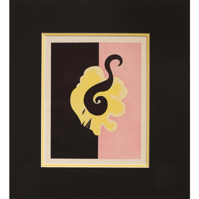 1940s 1946 French Medication Advertisement Poster - La Douleur S'envole (Pain Flies Away) Matted For Sale - Image 5 of 5