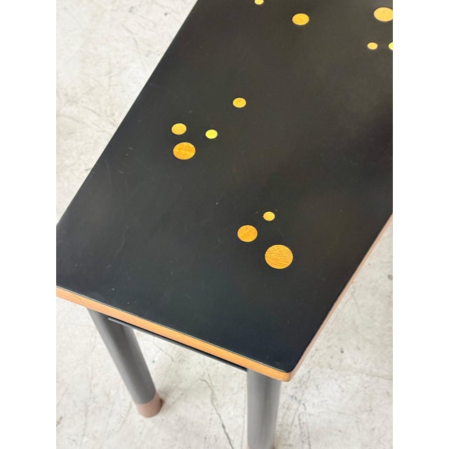 Edward Wormley for Dunbar Custom Rare Asymmetric Constellation Inlaid Table 60’s For Sale - Image 14 of 18