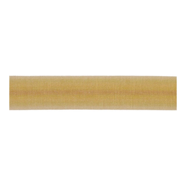 Schumacher Sunset Tape Narrow Trim in Yellow For Sale