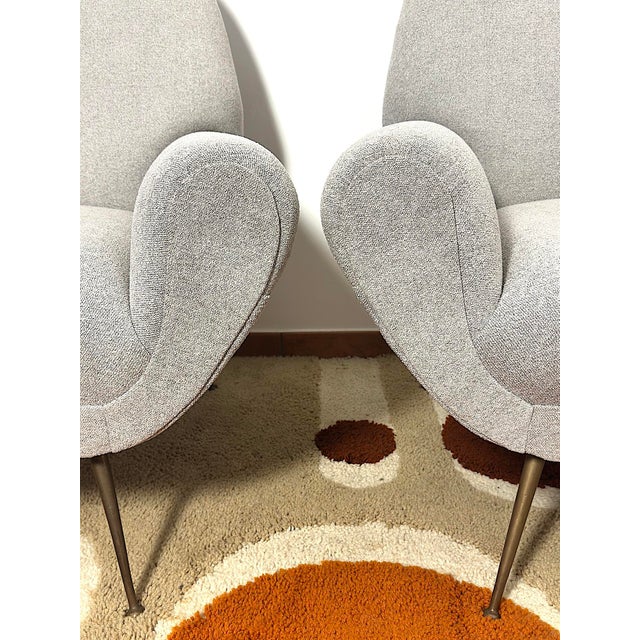 Gigi Radice Armchairs by Minotti, Italy, 1950s, Set of 2 For Sale - Image 4 of 14