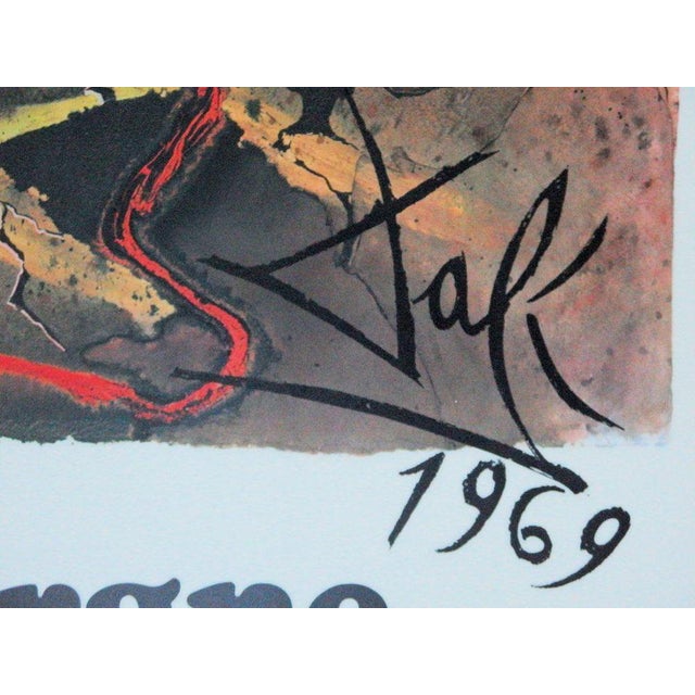 Salvador Dali, Auvergne (SNCF Grand Modèle), Lithograph For Sale - Image 4 of 5