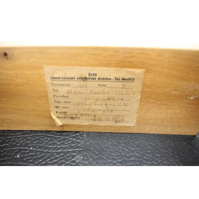 Dining Set by Alan Fuchs for Uluv, Czechoslovakia, 1960s, Set of 5 For Sale - Image 11 of 16