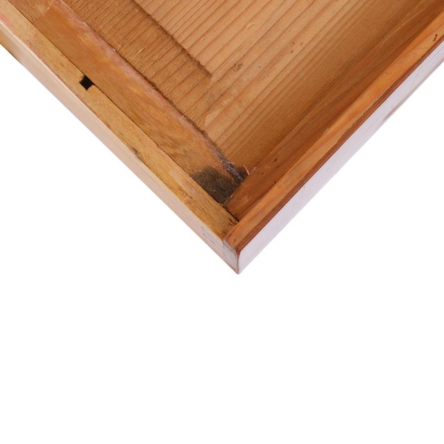 Black Biedermeier Cherry Wood Side Table with Concealed Drawer, 1820s For Sale - Image 8 of 12