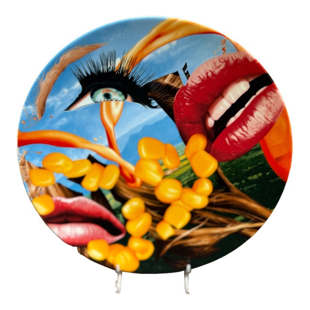 Lips Coupe Plate by Jeff Koons, Limoges Porcelain, Contemporary Art For Sale