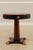 1990s Pair French Empire Style Round Mahogany Lamp Tables For Sale - Image 5 of 14
