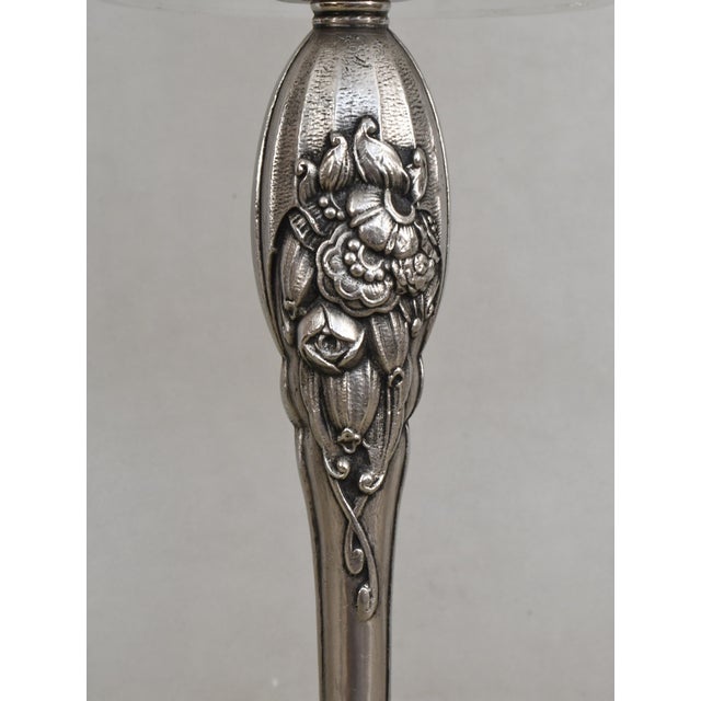 French Art Deco Lamp by Lorrain Daum - 1930 France For Sale - Image 10 of 14