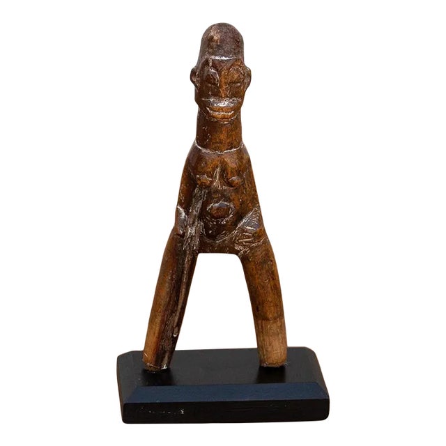 Songye Spirit Carved African Slingshot For Sale