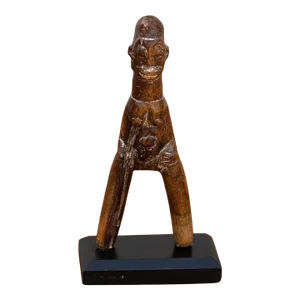 Songye Spirit Carved African Slingshot
