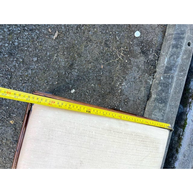 Late 20th Century Vintage Hollywood Regency Style Footstool For Sale In Washington DC - Image 6 of 9