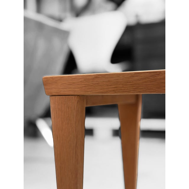 Vintage Bench with Drawer by Kai Kristiansen for Aksel Kjersgaard, 1960s, Set of 2 For Sale - Image 5 of 16