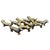 Silver Vintage French Art Deco Silvered Metal Dachshund Knife Rests, 1930, Set of 10 For Sale - Image 8 of 8