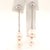 Akoya Pearl Earrings 14k White Gold Certified For Sale In New York - Image 6 of 13