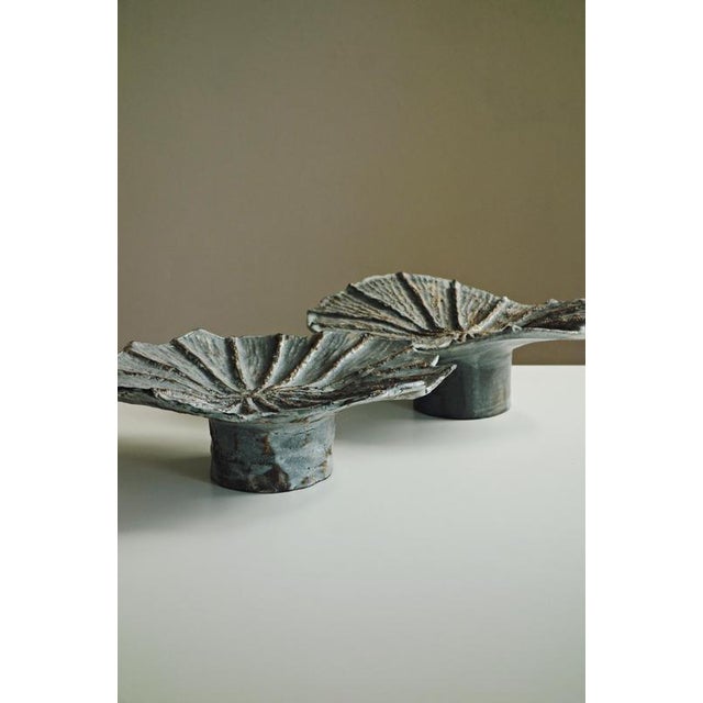 Nénuphar II Sculptural Ceramic Piece by Antonia Maria For Sale - Image 6 of 9